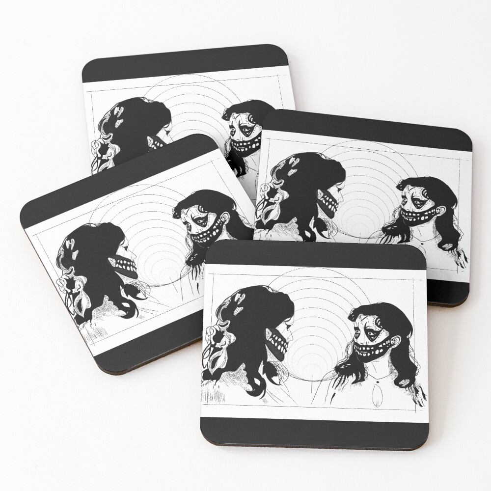 Item preview, Coasters (Set of 4) designed and sold by OneCrowLeft.