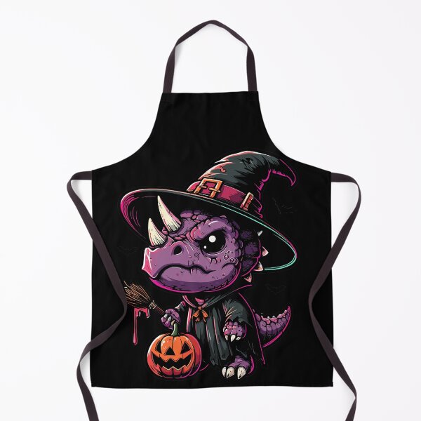 Item preview, Scary Halloween Triceratops Witch Hat Costume Spooky Season designed and sold by Artistoos.