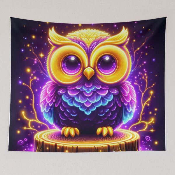 Item preview, Neon Owl Wonder designed and sold by TeslaSt0re.