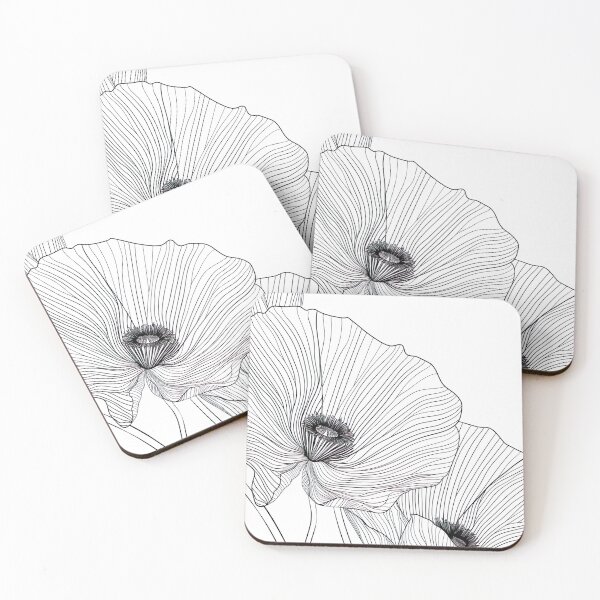 Item preview, Minimalist Line - Poppy designed and sold by KootenayDesigns.