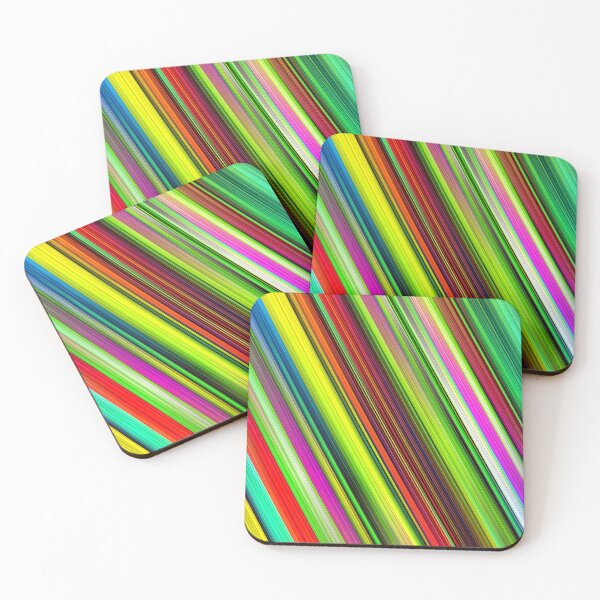 Artikelvorschau, Diagonale Regenbogen fraktale Streifen 101524 Horizontal entworfen und verkauft von Warren Paul Harris.