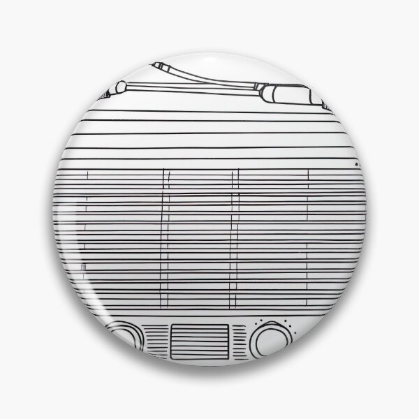 Item preview, Minimalist Line - Radio designed and sold by KootenayDesigns.