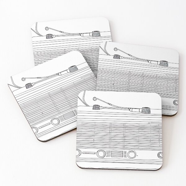 Item preview, Minimalist Line - Radio designed and sold by KootenayDesigns.