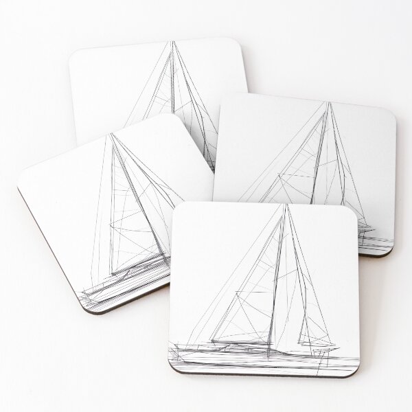 Item preview, Minimalist Line - Sailboat designed and sold by KootenayDesigns.