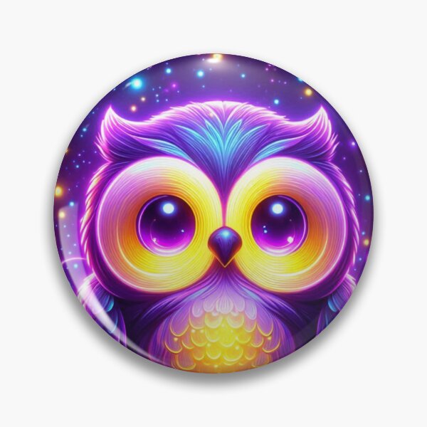 Item preview, Neon Owl Night designed and sold by TeslaSt0re.