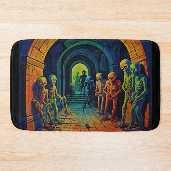 Item preview,  Tomb of the undead Ghouls cool halloween art after Raoul Dufy designed and sold by Vintage Designs +.
