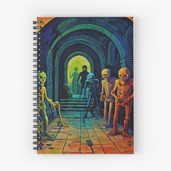 Item preview,  Tomb of the undead Ghouls cool halloween art after Raoul Dufy designed and sold by Vintage Designs +.