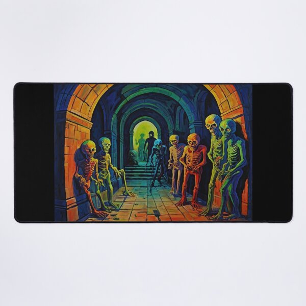 Item preview,  Tomb of the undead Ghouls cool halloween art after Raoul Dufy designed and sold by Vintage Designs +.