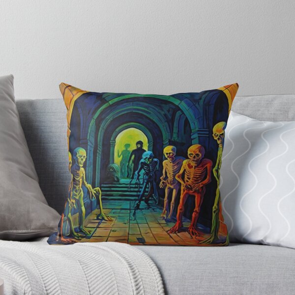 Item preview,  Tomb of the undead Ghouls cool halloween art after Raoul Dufy designed and sold by Vintage Designs +.