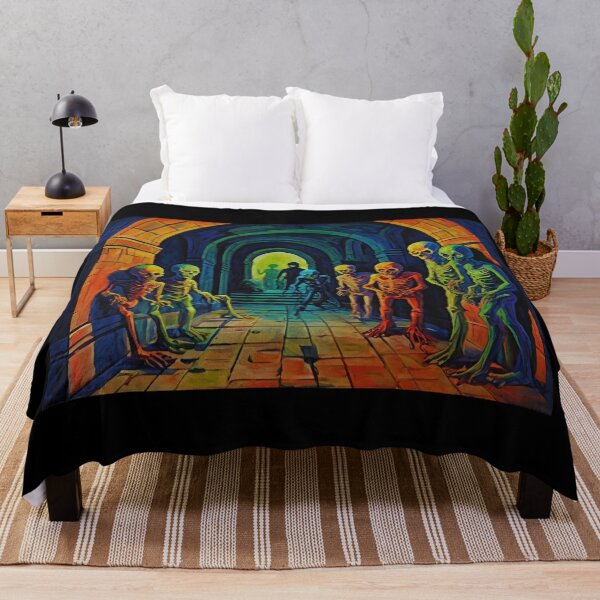 Item preview,  Tomb of the undead Ghouls cool halloween art after Raoul Dufy designed and sold by Vintage Designs +.