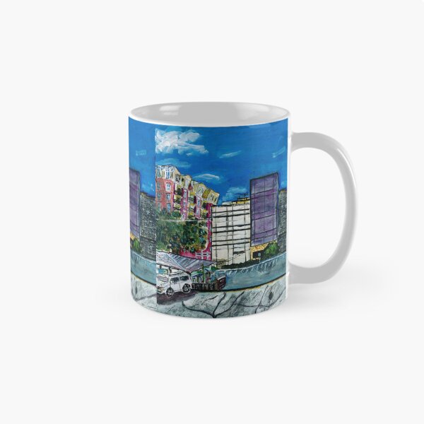 Item preview, Downtown Raleigh view from Mellow Mushroom designed and sold by Misfitcane.