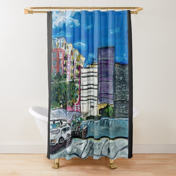 Item preview, Downtown Raleigh view from Mellow Mushroom designed and sold by Misfitcane.
