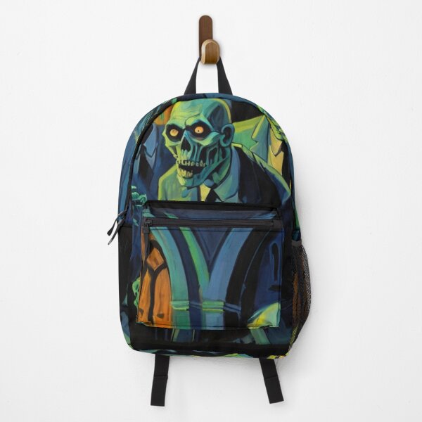 Item preview, Crypt of the Zombies cool halloween art after Raoul Dufy designed and sold by Vintage Designs +.