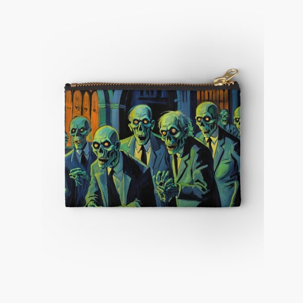 Item preview, Crypt of the Zombies cool halloween art after Raoul Dufy designed and sold by Vintage Designs +.