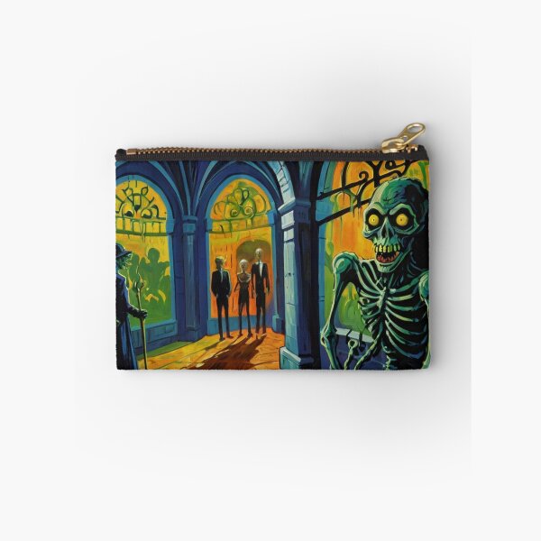 Item preview, Crypt of the Zombies cool halloween art after Raoul Dufy designed and sold by Vintage Designs +.