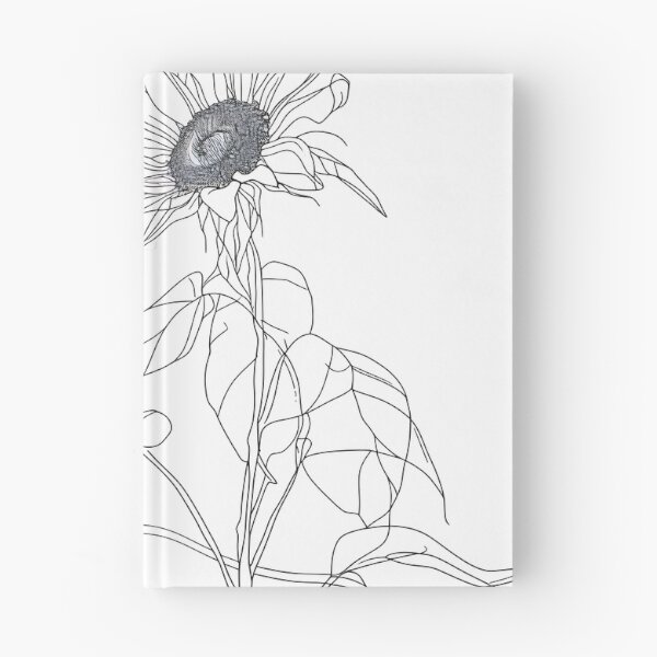 Item preview, Minimalist Line - Sunflower designed and sold by KootenayDesigns.