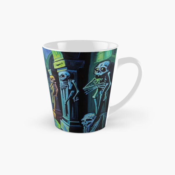 Item preview, Abandoned crypt of the Zombies cool halloween art after Raoul Dufy designed and sold by Vintage Designs +.