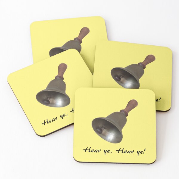 Item preview, Antique Bells and Copper Kettles on Butter Yellow designed and sold by Art in My Loft.