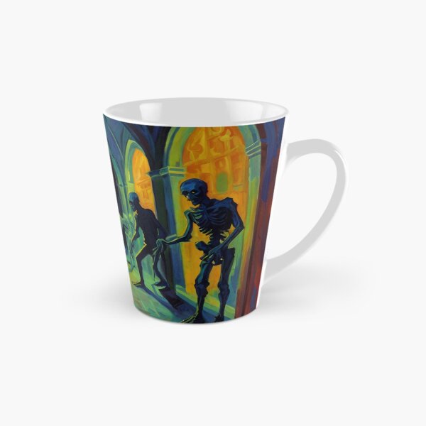 Item preview, Abandoned crypt of the Zombies cool halloween art after Raoul Dufy designed and sold by Vintage Designs +.