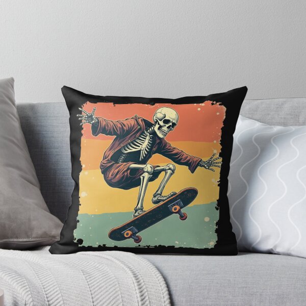 Item preview, Vintage Retro Skeleton Skateboarding designed and sold by savecloth.