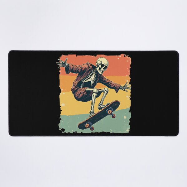 Item preview, Vintage Retro Skeleton Skateboarding designed and sold by savecloth.