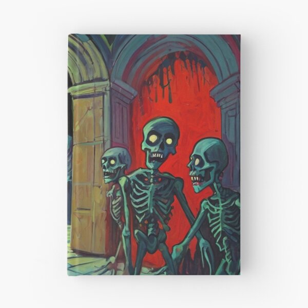 Item preview,  Crypt of the Zombies cool halloween art after Raoul Dufy designed and sold by Vintage Designs +.