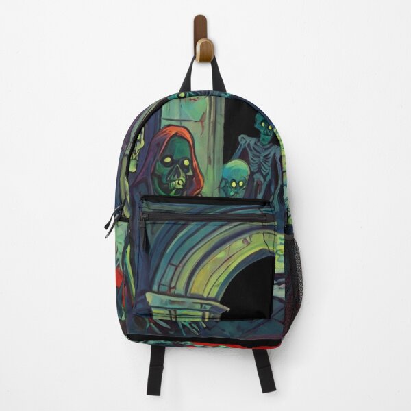 Item preview,  Crypt of the Zombies cool halloween art after Raoul Dufy designed and sold by Vintage Designs +.