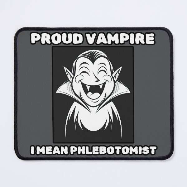 Item preview, Proud Vampire Phlebotomist Funny Halloween Phlebotomy Technician Gifts designed and sold by FallenStarArt.