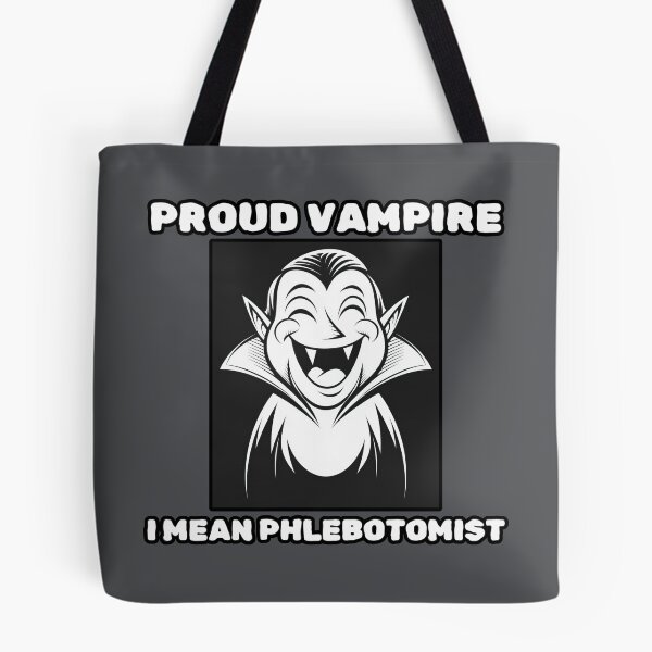 Item preview, Proud Vampire Phlebotomist Funny Halloween Phlebotomy Technician Gifts designed and sold by FallenStarArt.