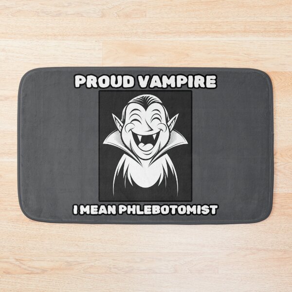 Item preview, Proud Vampire Phlebotomist Funny Halloween Phlebotomy Technician Gifts designed and sold by FallenStarArt.