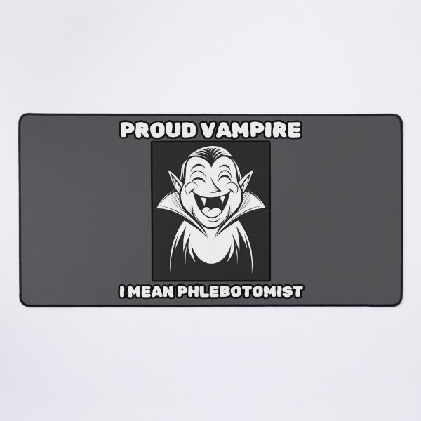 Item preview, Proud Vampire Phlebotomist Funny Halloween Phlebotomy Technician Gifts designed and sold by FallenStarArt.