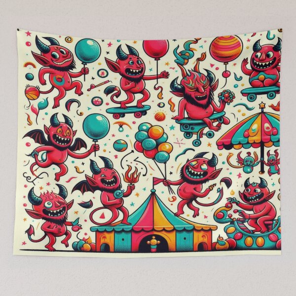 Item preview, Quirky Demonic Carnival designed and sold by Imaginarium of Chaos falcon88 .