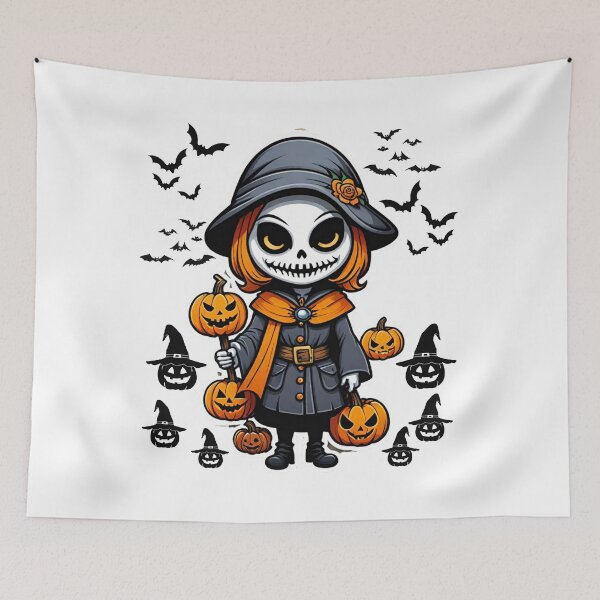 Item preview, Spooky Skeleton Witch Helloween Special  designed and sold by apexrodex.