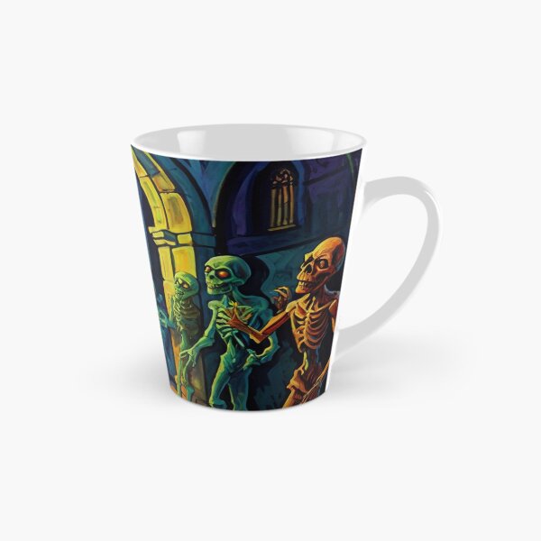 Item preview, Crypt of the Zombies cool halloween art after Raoul Dufy designed and sold by Vintage Designs +.