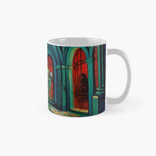 Item preview, Tomb of the Ghouls cool halloween art after Raoul Dufy designed and sold by Vintage Designs +.