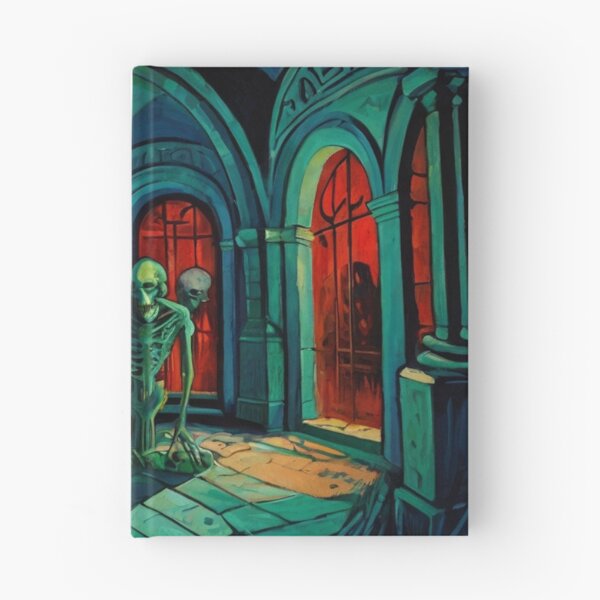 Item preview, Tomb of the Ghouls cool halloween art after Raoul Dufy designed and sold by Vintage Designs +.
