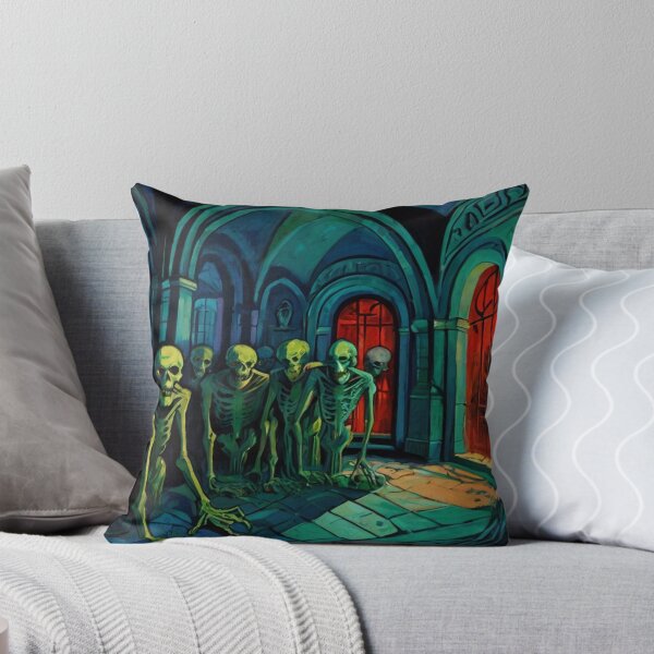Item preview, Tomb of the Ghouls cool halloween art after Raoul Dufy designed and sold by Vintage Designs +.