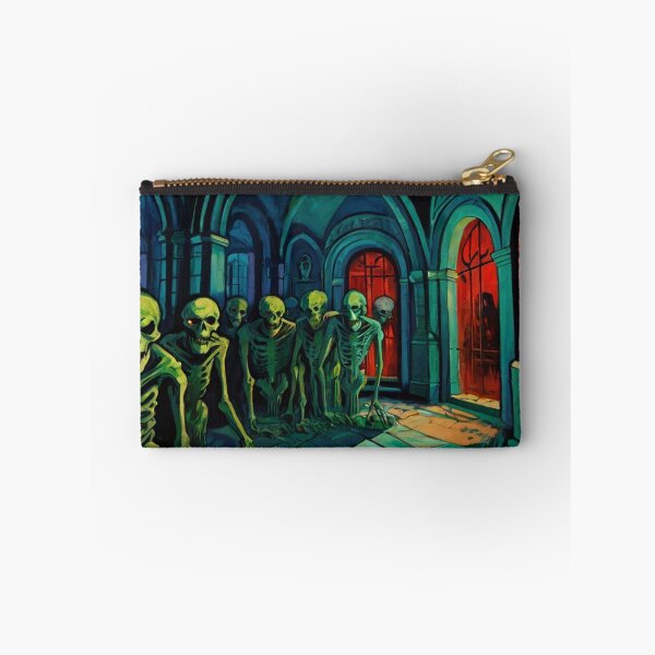 Item preview, Tomb of the Ghouls cool halloween art after Raoul Dufy designed and sold by Vintage Designs +.