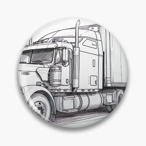Item preview, Minimalist Line - Truck designed and sold by KootenayDesigns.