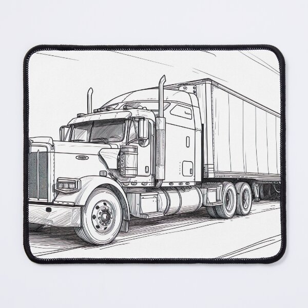 Item preview, Minimalist Line - Truck designed and sold by KootenayDesigns.
