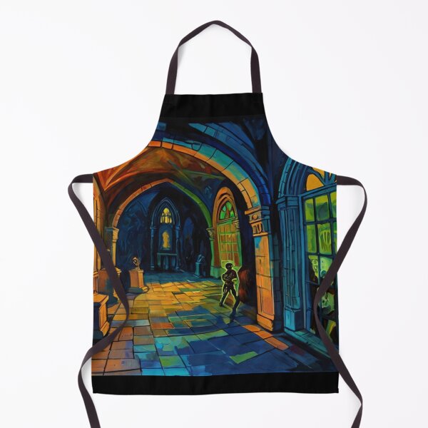 Item preview, Tomb of the Ghouls cool halloween art after Raoul Dufy designed and sold by Vintage Designs +.