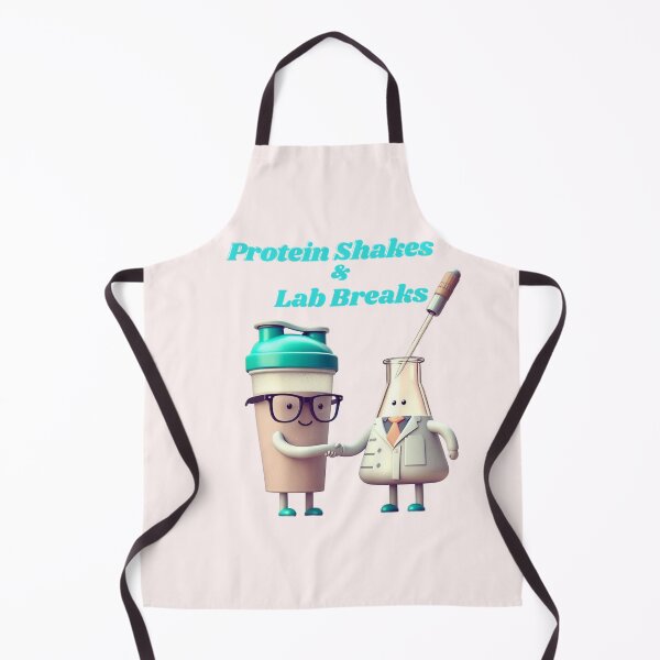 Item preview, Nerdy Gains: Protein Shakes & Lab Breaks designed and sold by DesignDen1587.