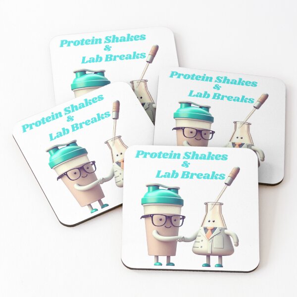 Item preview, Nerdy Gains: Protein Shakes & Lab Breaks designed and sold by DesignDen1587.
