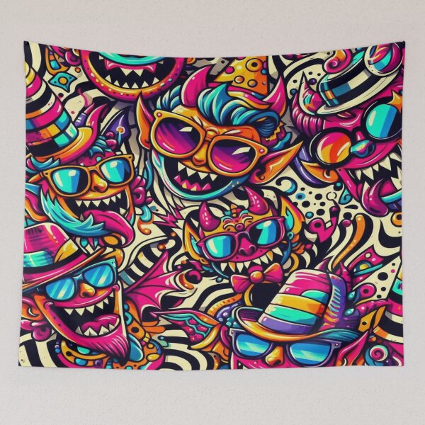 Item preview, Groovy Demon Jam designed and sold by Imaginarium of Chaos falcon88 .