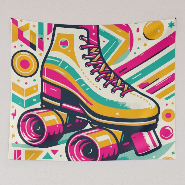 Item preview, Retro Roller Skating Fun designed and sold by V-A-H.