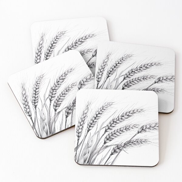 Item preview, Minimalist Line - Wheat designed and sold by KootenayDesigns.