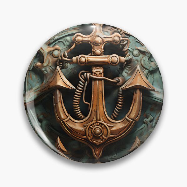 Item preview, Nautical - Anchor Emblem designed and sold by KootenayDesigns.