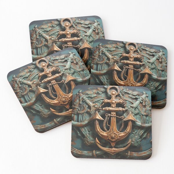 Item preview, Nautical - Anchor Emblem designed and sold by KootenayDesigns.