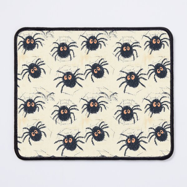 Item preview, Cute Spiders with Expressive Faces on Spiderwebs designed and sold by SimoneBalman.