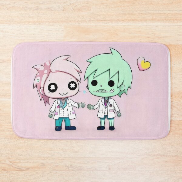 Item preview, Adorable Zombie Doctors Duo in Love-Themed Medical Art designed and sold by Cherry-Cat.